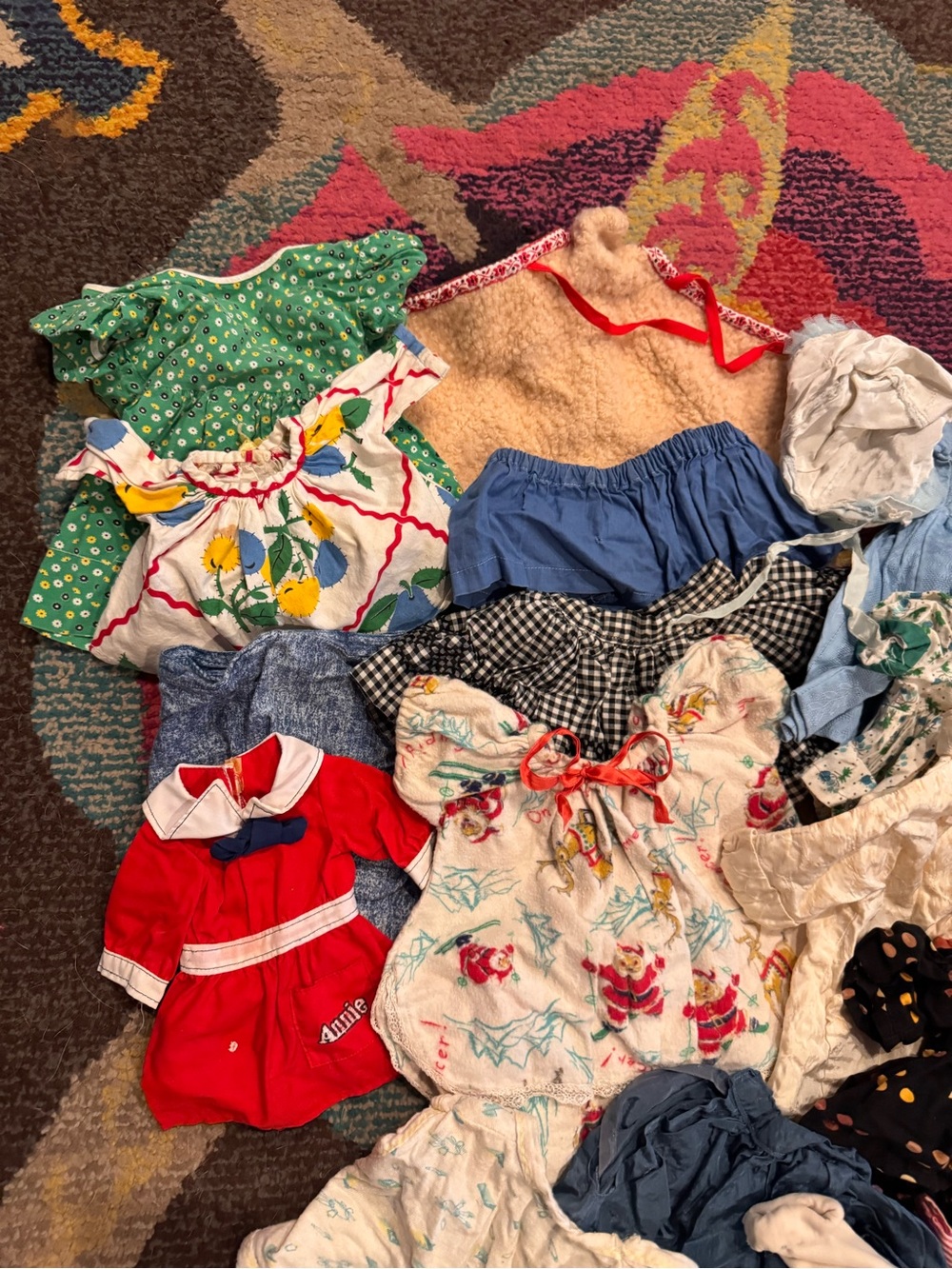 Lot of 1950’s-80 Doll Dresses/Accessories